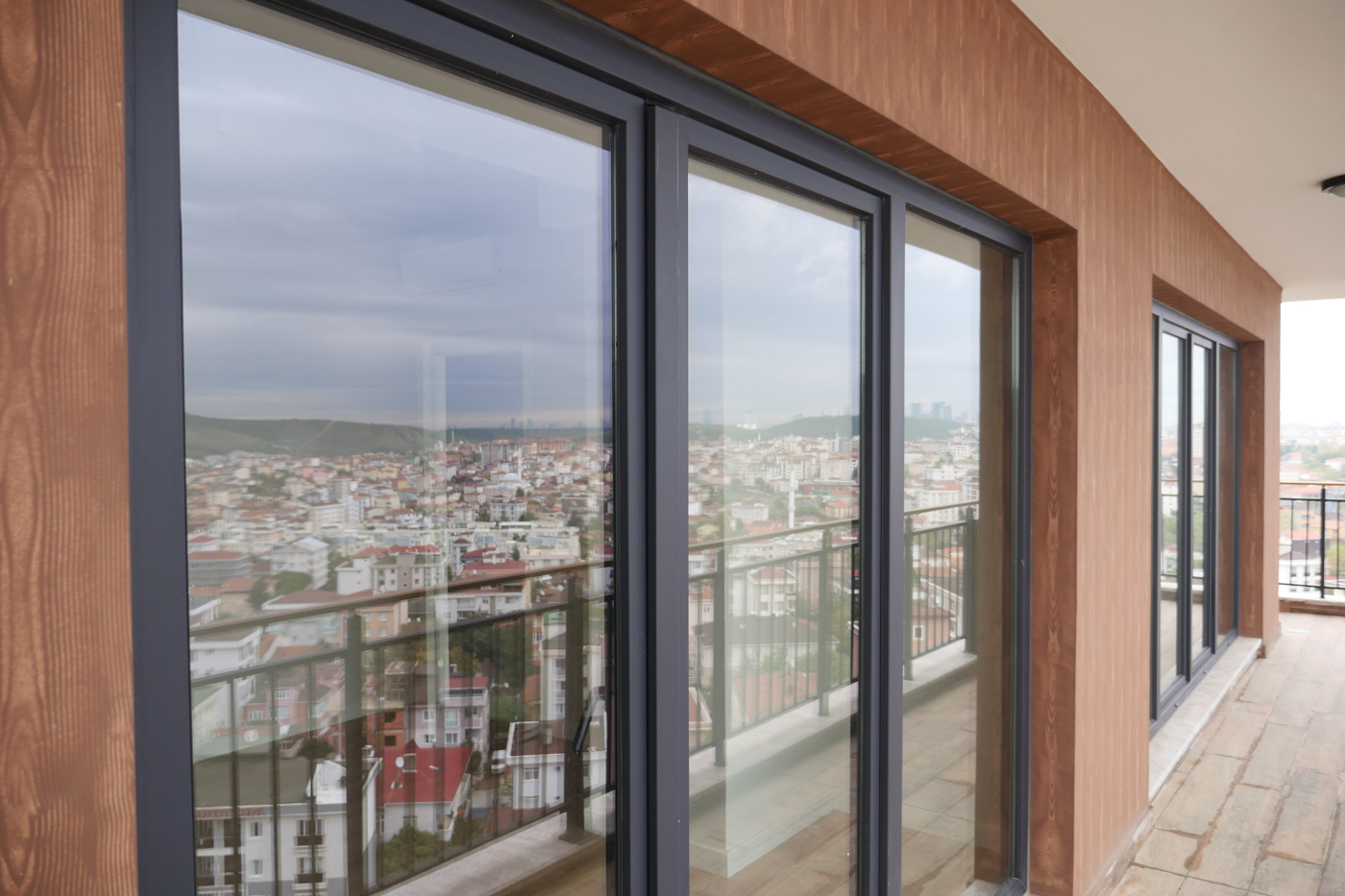Professional window frame repair in Canadian home