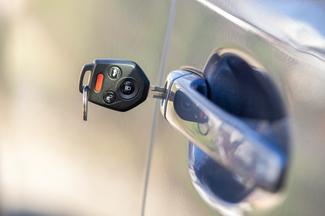 Key in condo lock for security